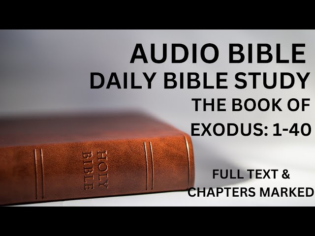 Daily Bible Study: The Book of Exodus: Chapters 1 - 40: FULL WITH TEXT (EACH CHAPTER MARKED)