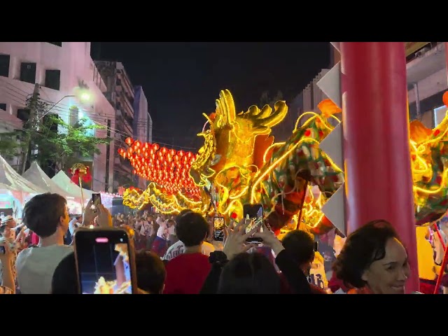 Happy Chinese New Year 2025. Yaowarat road Chinatown Bangkok