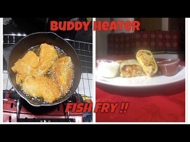 Buddy Heater Fish Fry !!! (Walleye Wraps) #mrheater  #sonnenburgoutdoors