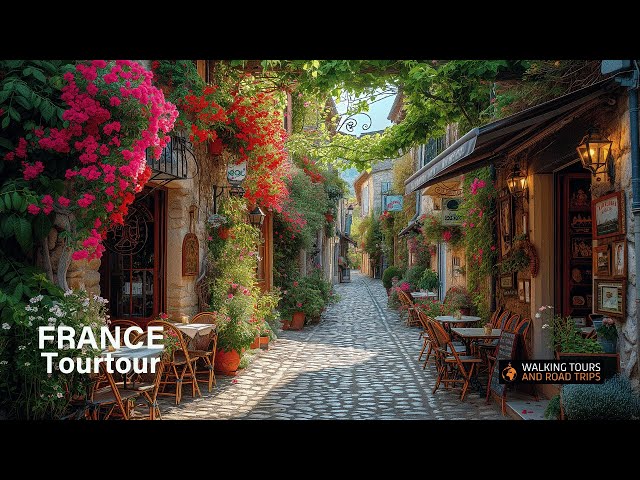 Explore Tourtour - A Charming French Village Walking Tour, Beautiful France in 4k video