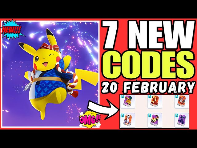 FRESH🌟CODES‼️POKEMON UNITE GIFT CODES FEBRUARY 2025 | POKEMON UNITE CODES | POKEMON UNITE CODE