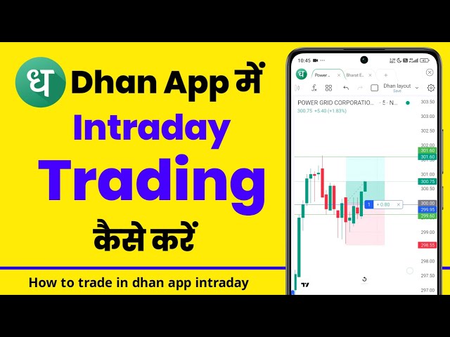 Dhan app me intraday trading kaise kare | Intraday trading in dhan app