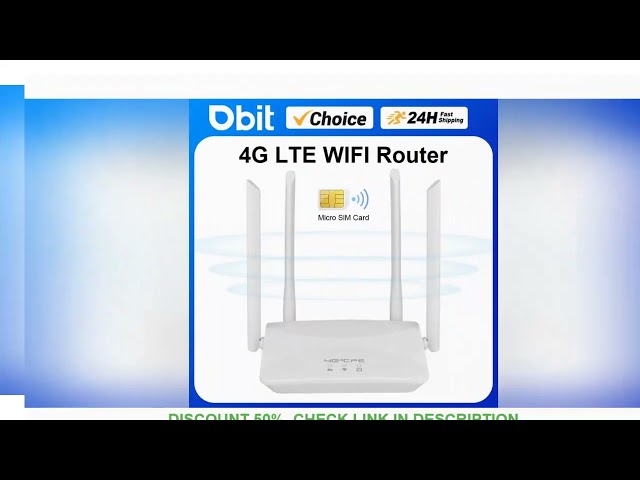 Wi-Fi Router com Antenas Externas Power Signal Booster Hotspot mais suave Conexão com fio Smart Micr