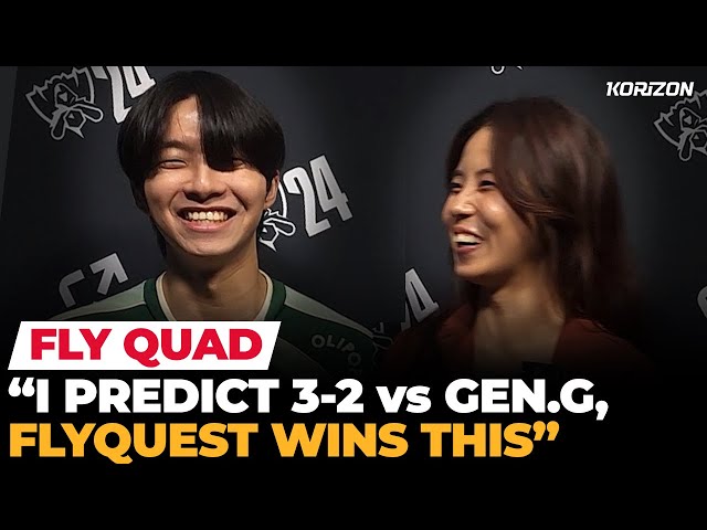 Quad's message to Chovy? 🍀 "3-2, FlyQuest wins this!" | KORIZON Esports