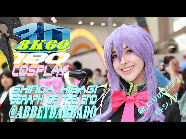 VR180, 3D, Shinoa Hiragi, Seraph of the End, Cosplay, AX2023, 終わりのセラフ 柊シノア, コスプレ, 8K 3DVR