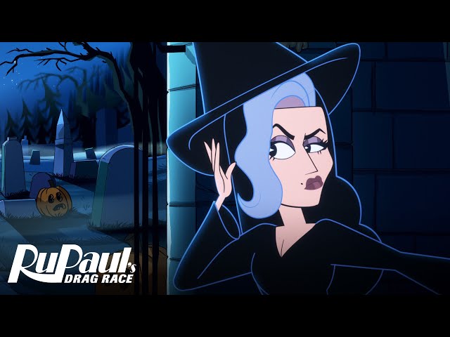 Michelle & The Draghouls 🧟‍♀️🎃👻 Original Animated Holiday Short | RuPaul’s Drag Race 👠✨