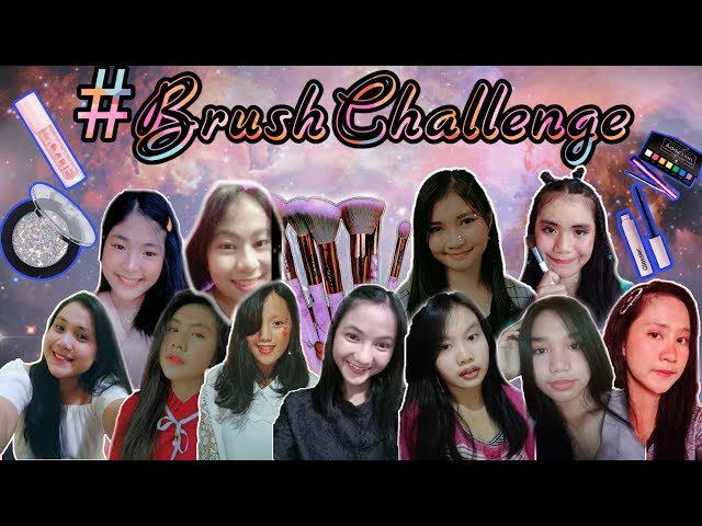 Brush Challenge With 10 Girl Friends