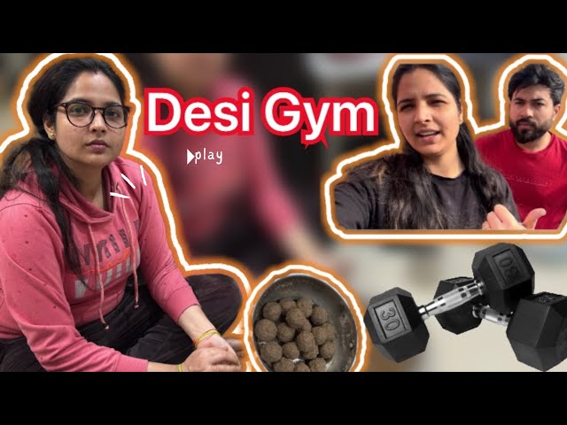 Aaj Workout gaon m hi Nipta diya 🏋️#dailyvlog #vlog #couple #gym #fitness #love #life #funny #comedy