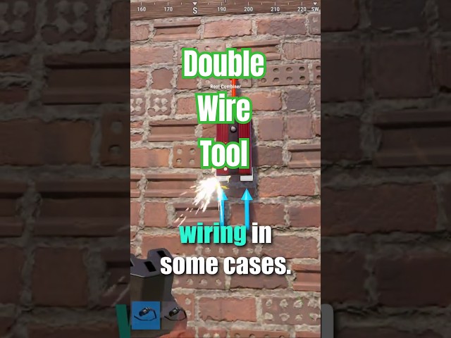 Use 2 Wire Tools to Run Wires Simultaneously in Rust! #rust #rusttips #rustshorts