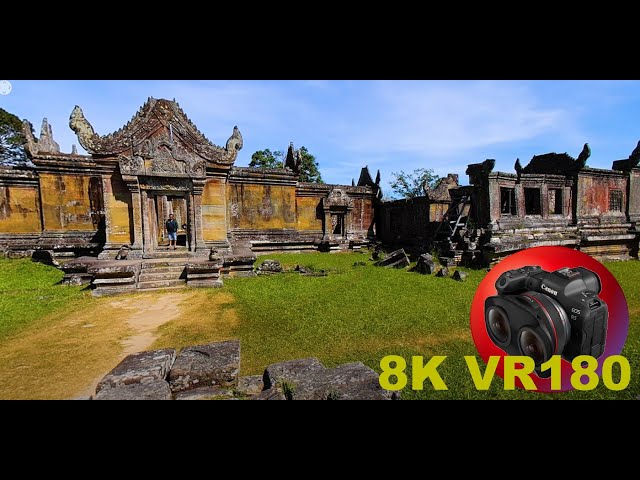 PREAH VIHEAR Gopura IV 1st Pillared Causeway UNESCO CAMBODIA 8K 4K VR180 3D Travel Videos ASMR