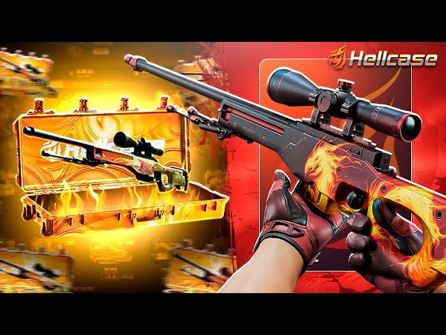 I FARMED THE AWP CASE AND FINALLY WON - HELLCASE