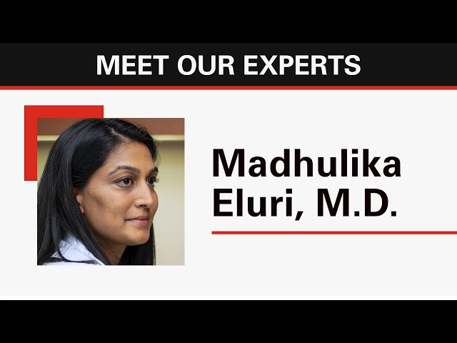 Meet gastrointestinal oncologist Madhulika Eluri, M.D.