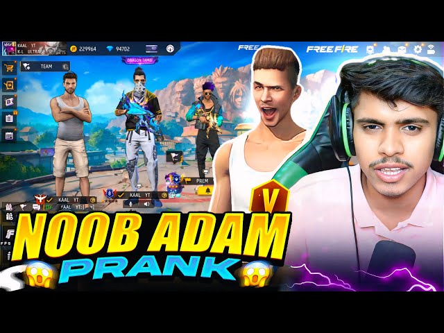 Noob Prank With Random Wolrdchat Hip Hop BOY 😤 V Badge आ Gya सामने 😱 Garena Free Fire 🔥