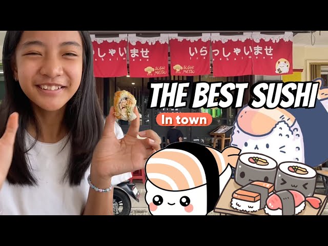 Food Diary Zara Cute | THE BEST SUSHI IN TOWN !!! 9 tahun sudah jadi Pelanggan Setia Sushi Matsu