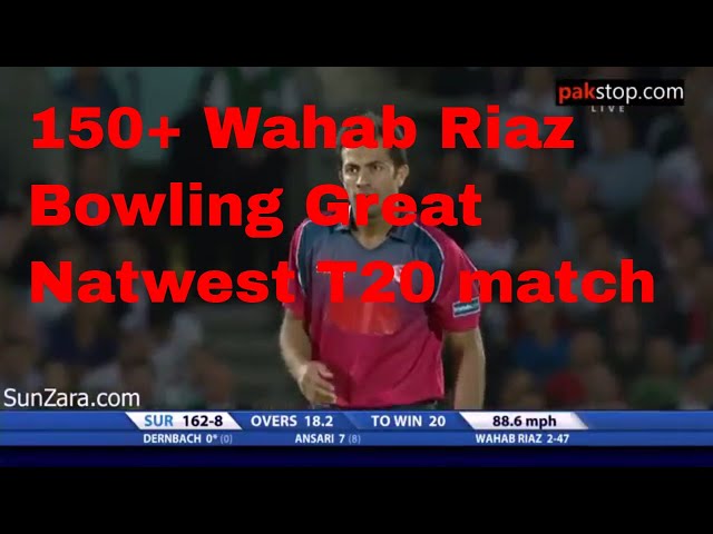 Young Wahab Riaz Double Wicket Over vs Surrey Lions in Natwest T20|Rare Video|Awesomist TV|MustWatch