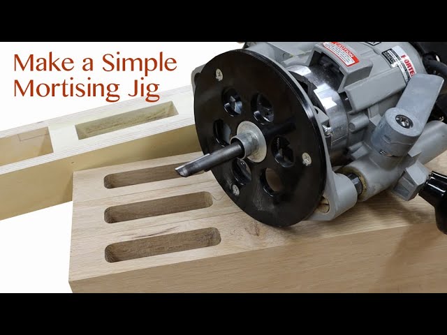 How to Make a Mortise Jig for a Plunge Router