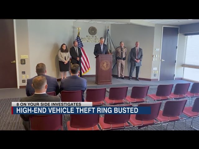 High-end auto theft ring busted, eight arrested