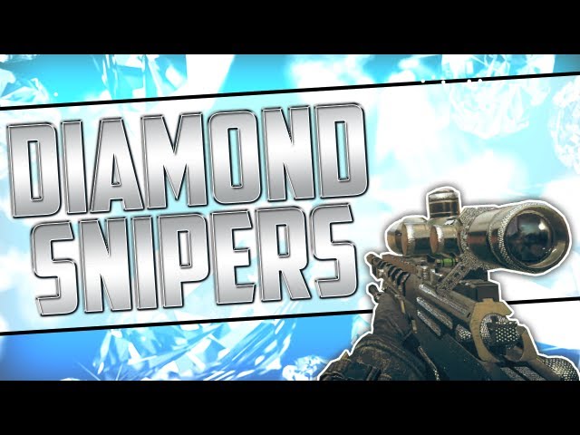 Black Ops 2 DIAMOND CAMO Snipers - Diamond Sniper Camos Black Ops 2