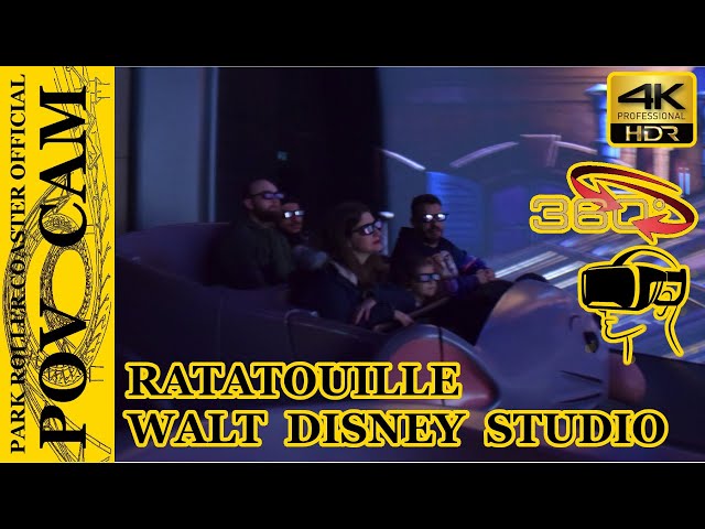 Ratatouille - L'Aventure Totalement Toquée de Rémy - On Ride / POV CAM - 360° - Walt Disney Studio