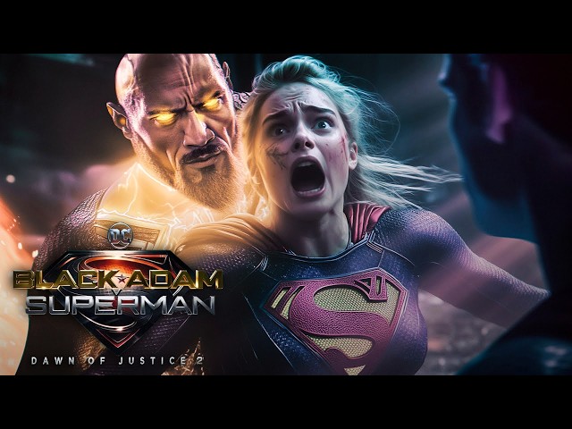 BLACK ADAM V SUPERMAN: Dawn Of Justice 2 Is About To Blow Your Mind