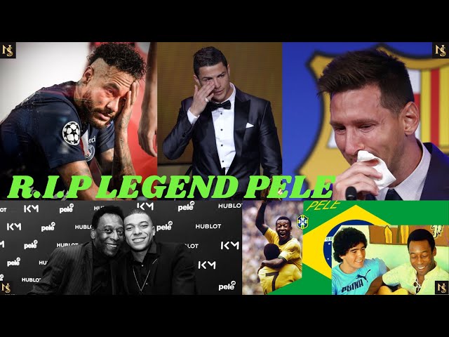 NEYMAR, RONALDO, MESSI, MBAPPE React to PELE’s Death😭