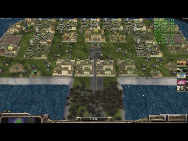 GLA Stealth - Command & Conquer Generals Zero Hour - 1 vs 5 HARD Gameplay