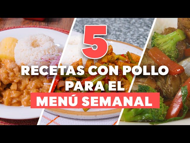 ¡5 deliciosas recetas con pollo fáciles y económicas! | Buenazo!