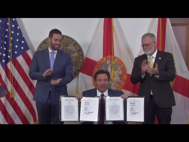 Gov. DeSantis signs illegal immigration crackdown into law