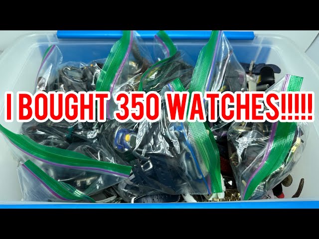 Unboxing 350 Mystery Watches from Subscriber