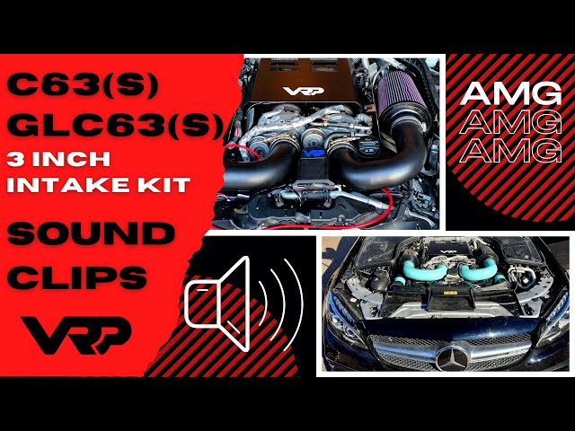 C63(s) GLC63(s) AMG VRP Intake Kit Sound Clips!