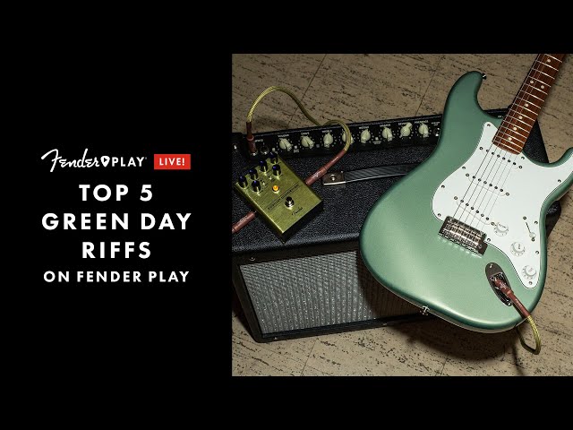 Top 5 Green Day Riffs | Fender Play LIVE | Fender