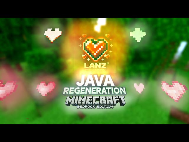 Java Regeneration Addon MCPE 1.21+ | Java Saturation | Best Addon For Minecraft Bedrock