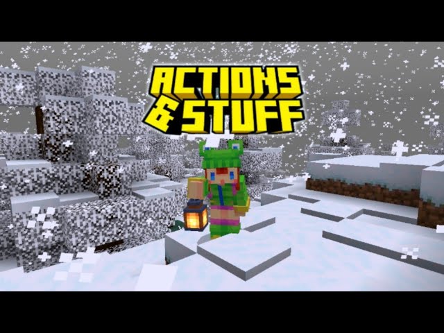 Actions and Stuff  (Minecraft Bedrock edition 1.21)