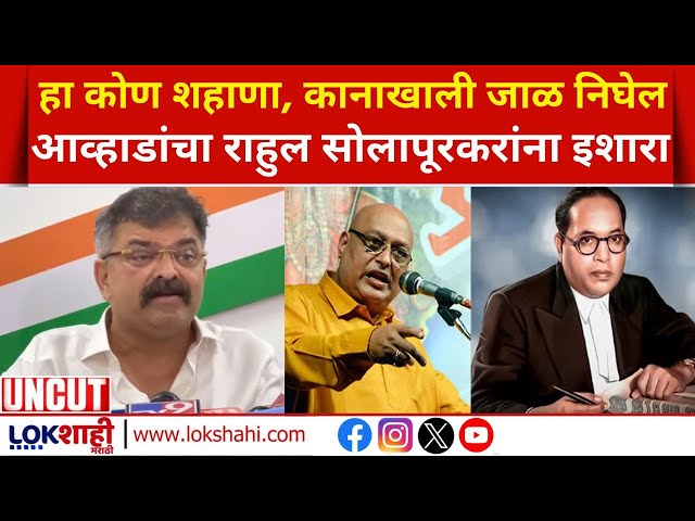 Jitendra Awhad PC LIVE | दिल्लीतून जितेंद्र आव्हाड पत्रकार परिषद लाईव्ह Rahul Solapurkar on Ambedkar