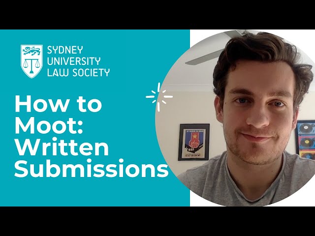 How to Moot: Written Submissions