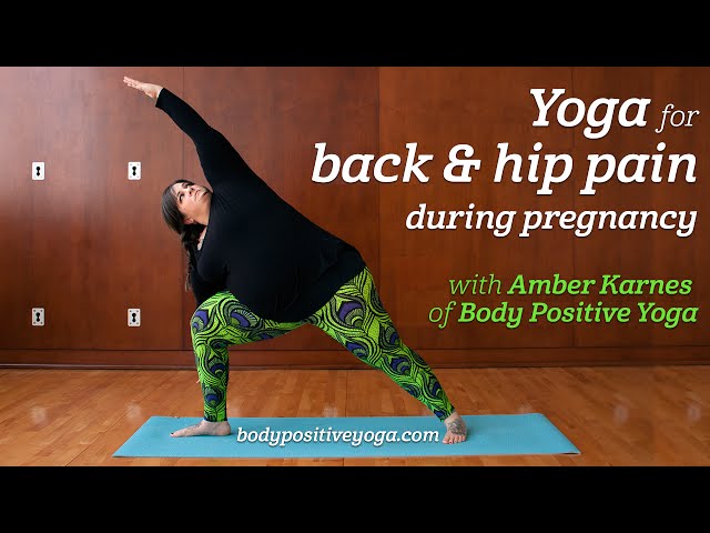 Yoga for back and hip pain during pregnancy