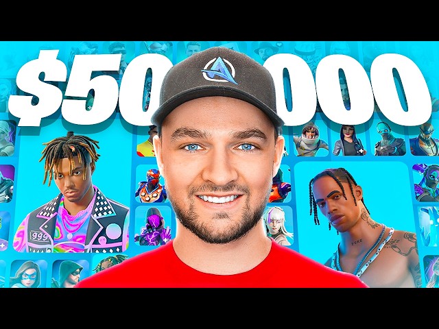 Revealing My $50,000 Fortnite Locker!