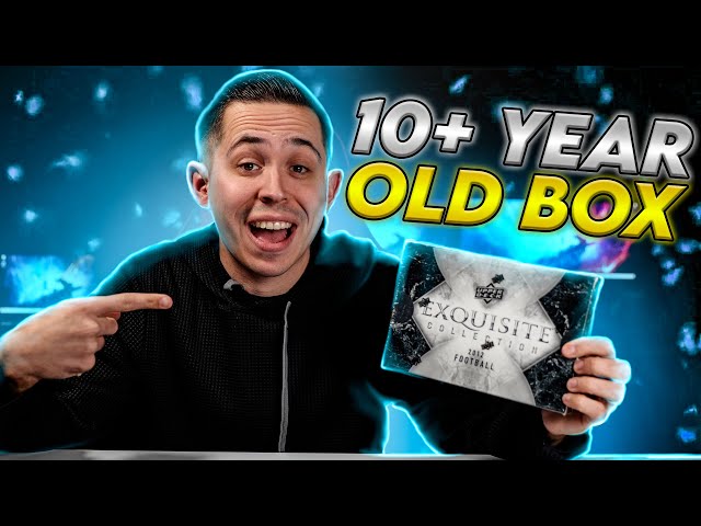 Opening a 10+ YEAR OLD Box Of EXQUISITE Football 😱