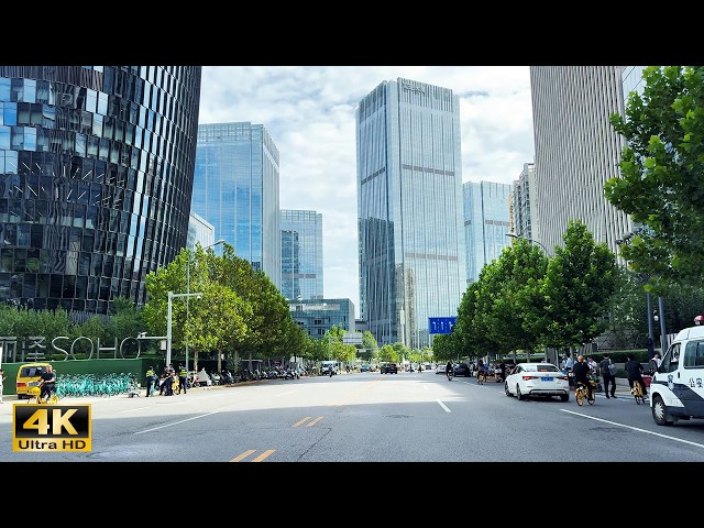 Beijing Fengtai - Driving Downtown - ABP & FBD Most promising Business Areas in China - 4K HDR