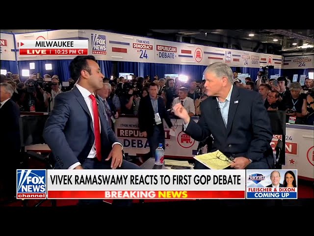 Vivek Ramaswamy & Sean Hannity 🎙️ Unmissable Post-Debate Insights! 🎙️