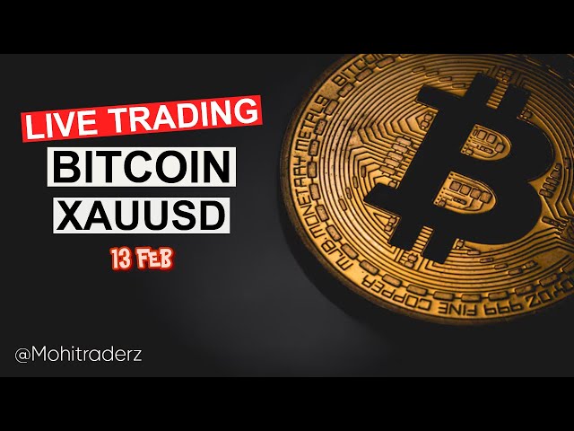 Crypto Trading LIVE: BTC Live Trading Bitcoin Price Predictions | 13 FEB #crypto  #btc #forexlive