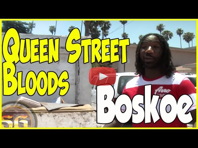 Boskoe 1 takes us to Queen Street Blood turf, 400 Block, Inglewood, California