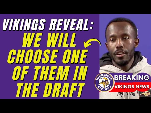 🚨🤯 JUST IN: VIKINGS SET TO CHOOSE THEIR NEXT STAR FROM TOP 5 DRAFT CB! MINNESOTA VIKINGS NEWS