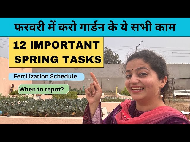 फरवरी में गार्डन में जरूर करें ये काम | FEBRUARY IS THE MOST IMPORTANT MONTH IN GARDENING