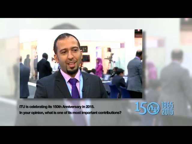 ITU 150 SOUNDBITE: Mousab Abdulla, Telecommunications Regulatory Authority, Bahrain