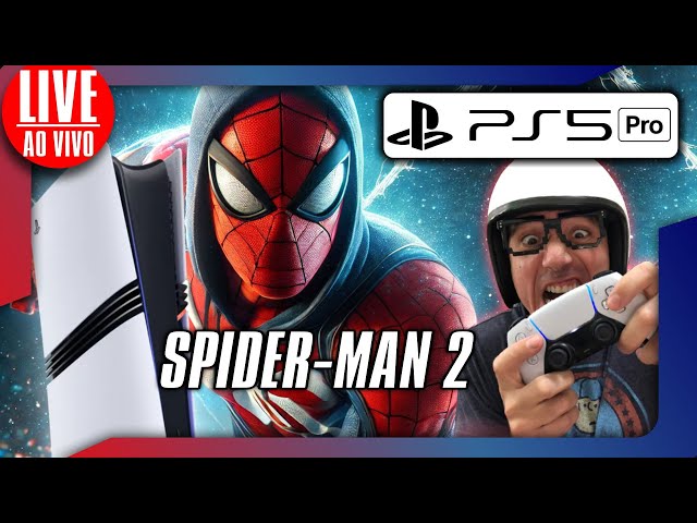 Spider-Man 2 no PS5 Pro: Vale a Pena o Upgrade? | Gameplay AO VIVO! #ps5pro