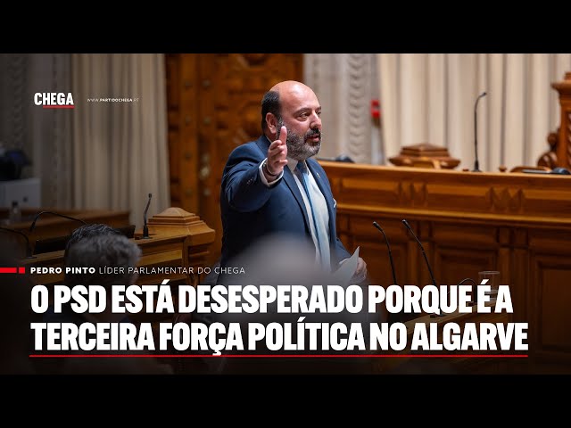 O PSD está desesperado porque é a terceira força política no Algarve