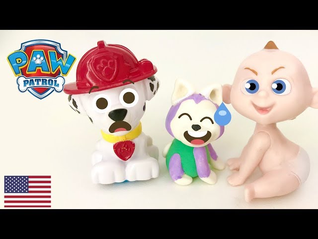 Paw Patrol Color for Kids Puppies PlayDate with Jack Jack Tantrum