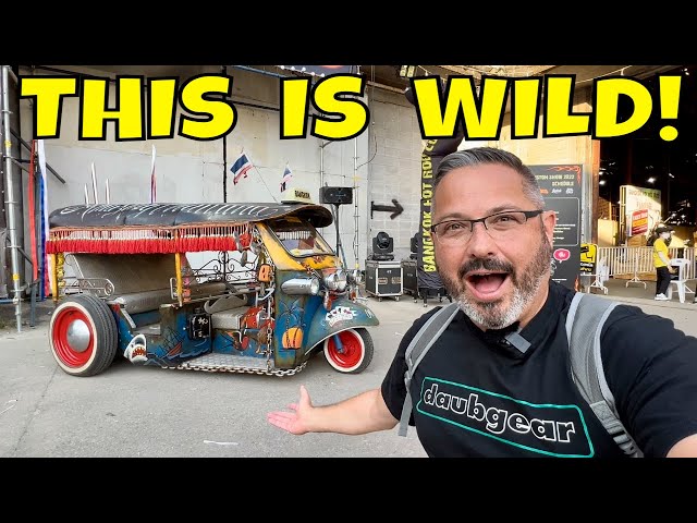 I Can't BELIEVE What I Saw At The BANGKOK Hot Rod Custom Show 2022