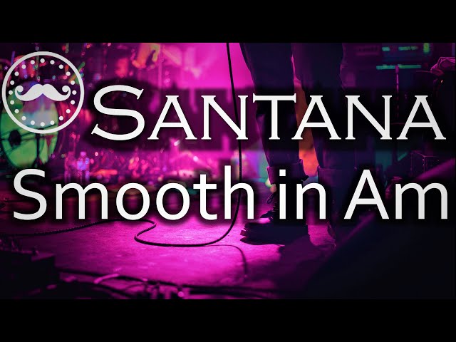 Santana Style Classic Latin Rock Backing Track Jam in Am- VB007